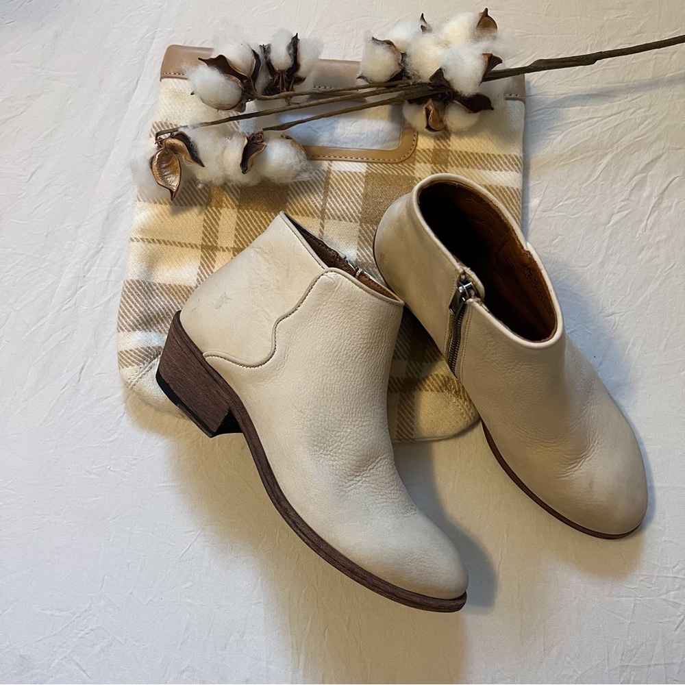 Frye Leather Piping Ankle Booties